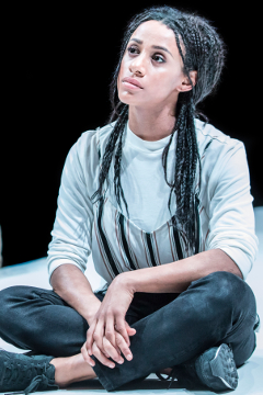 Lara Rossi as Anne Eliot (Royal Exchange Production photo by Johan Persson)