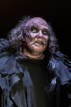 Harry Attwell as the Creature (production photo by Johan Persson)