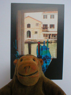 Mr Monkey looking at Murano, Venice, by Dorothy Bohm (1986)