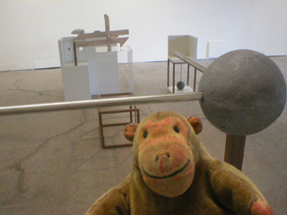 Mr Monkey looking at The Bracketed Space and An Orthangonal Equivalence from An Objectified Subjective