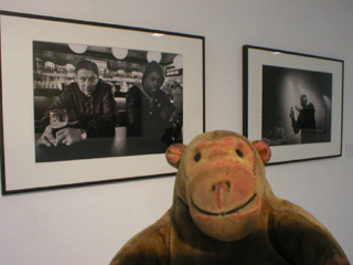 Mr Monkey looking at Guinness for Breakfast, Edinburgh, 2010