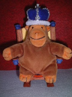 Monkey in his crown
