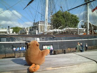 Looking the Cutty Sark