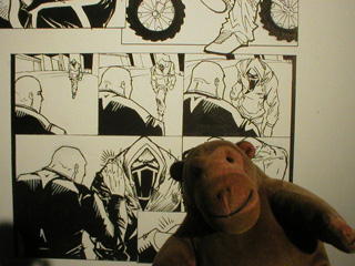 Mr Monkey Anstrom Chang's wall drawing