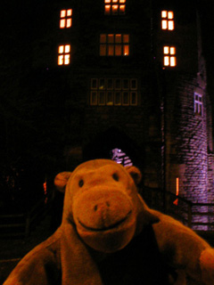 Mr Monkey approaching the Black Tower