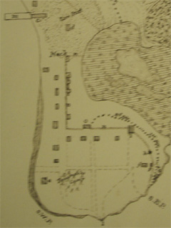Seattle in 1855-6 from a map of the battle
