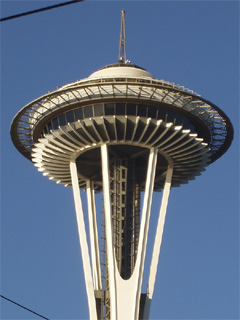The flying saucery bit of the Space Needle