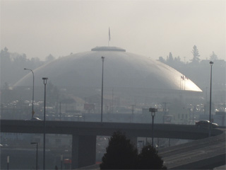 The Tacoma Dome from the State History Museum