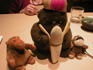 Mr Monkey with Murray the gorilla