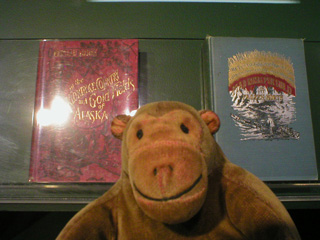 Mr Monkey looking at books published during the gold rush