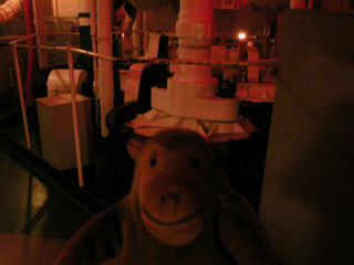 Mr Monkey in the capstan room