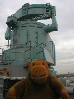 Mr Monkey looking at the Forward Director Control Tower