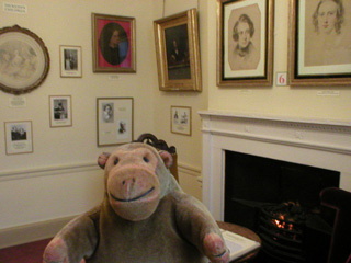 Mr Monkey looking at Dickens family tree