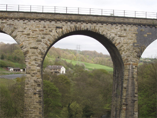 An arch of Marple viaduct
