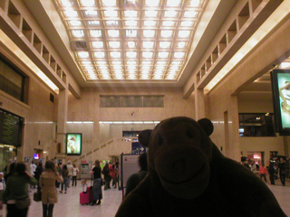 Mr Monkey in the Gare Centrale