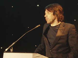 Peter Saville explaining the background to the awards