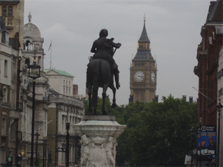 Big Ben viewed from Trafalgar Square
