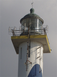 The top of Lange Nell lighthouse
