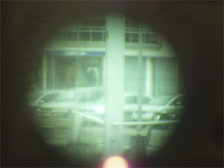 Zeebrugge seen through the U-480's periscope