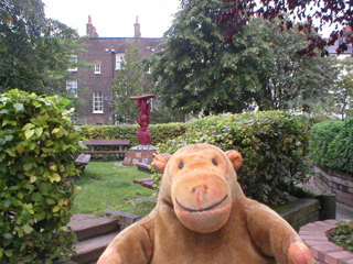 Mr Monkey in the Calthorpe Project gardens
