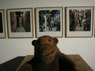 Mr Monkey looking at the The Curators of the Manchester Museum
