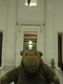 Mr Monkey in the great Court of the British Museum