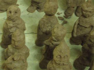 Children's models of the Terracotta Army