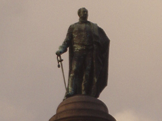 The Duke of York atop his column