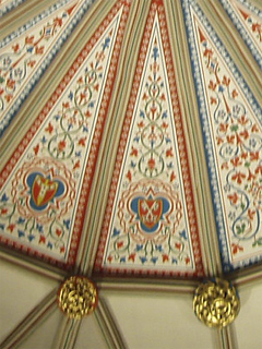 Detail of the ceiling of the Chapter House