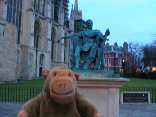 Mr Monkey looking Mr Monkey looking from the North to the South Transept