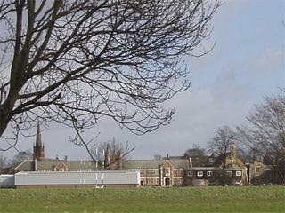 St Peter's School seen from the Ouse