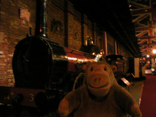 Mr Monkey looking at Furness Railway loco No.3