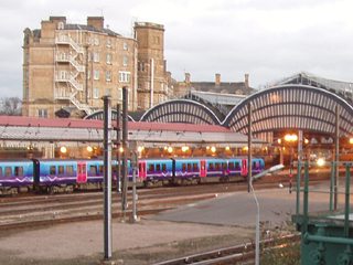 The Royal York Hotel and the canopy of York Station