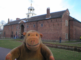 Mr Monkey looking at the stable block