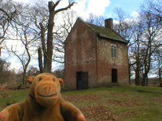 Mr Monkey looking at the Slaughter House
