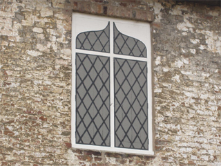 The painted window of the Slaughter House