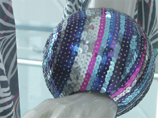 A Scott Wilson sequin bangle from 2007