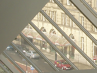 Victoria station seen from Urbis level 3