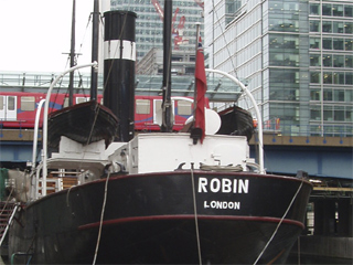 The stern of the Robin