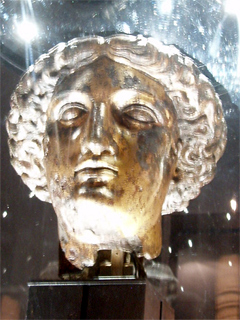 The face of Sulis Minerva