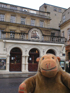 Mr Monkey looking at the Theatre Royal