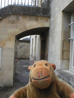 Mr Monkey in the basement area at Nº1 Royal Crescent
