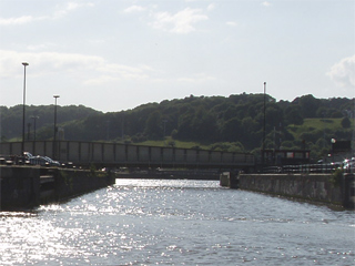 The lock from the Floating Harbour to the Cumberland Basin