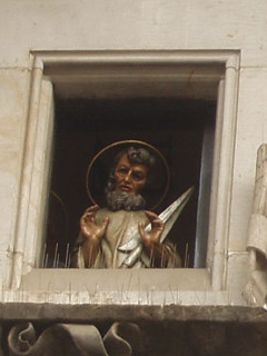 A saint with a lance