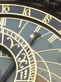 The star indicating sideral time
