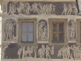 Decoration on the House of the Minute
