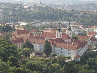 The Strahov Monastery seen from the Observation Tower