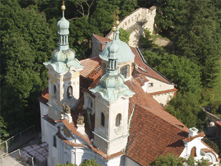 The Church of Saint Lawrence seen from the Observation Tower