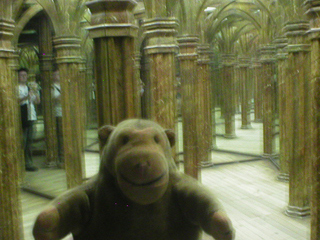 Mr Monkey in the mirror maze