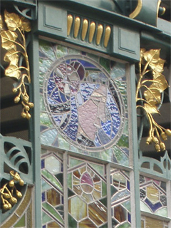 Stained glass on the Municipal House